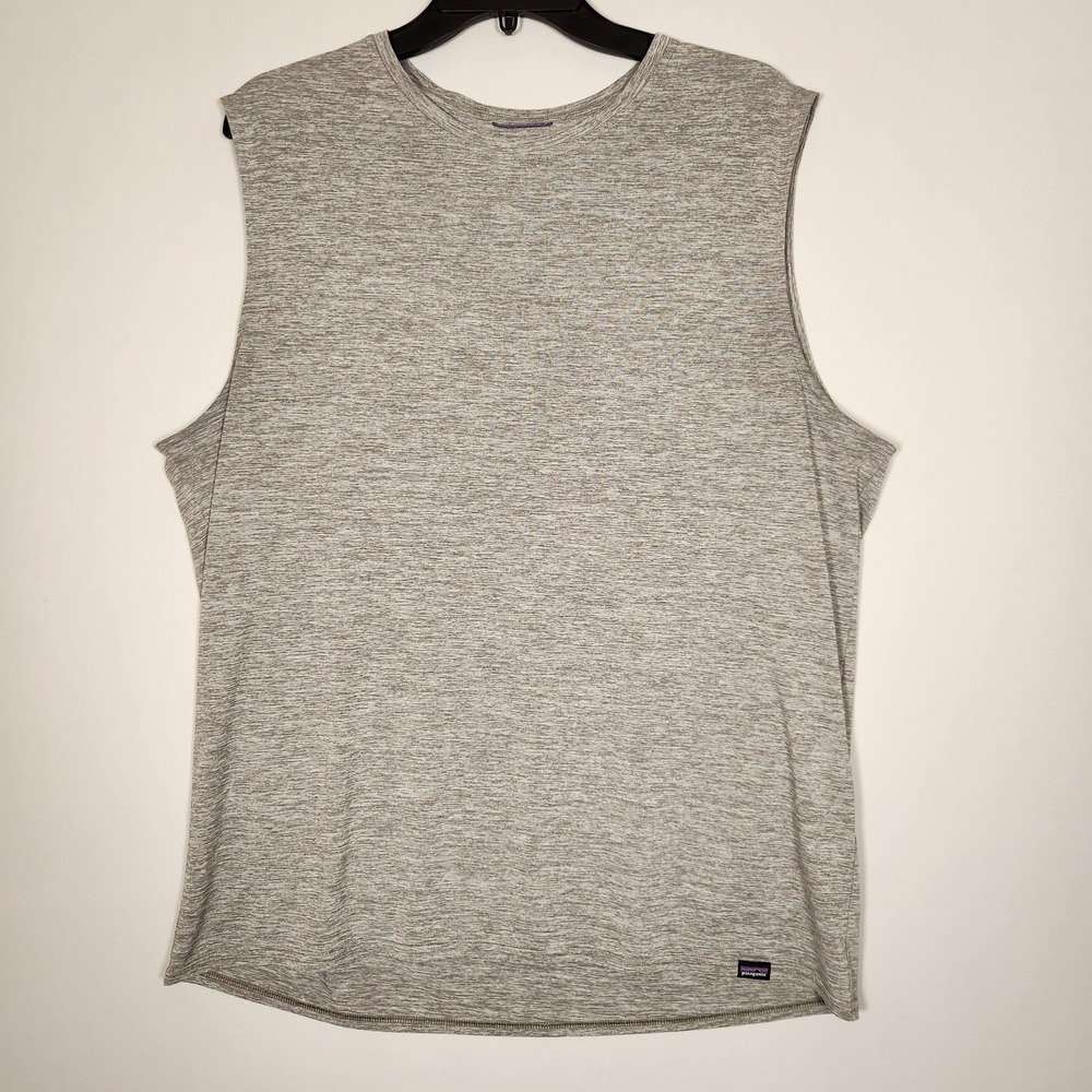 Patagonia Capilene Cool Daily Tank Top Mens XL Feather Grey Sleeveless Shirt